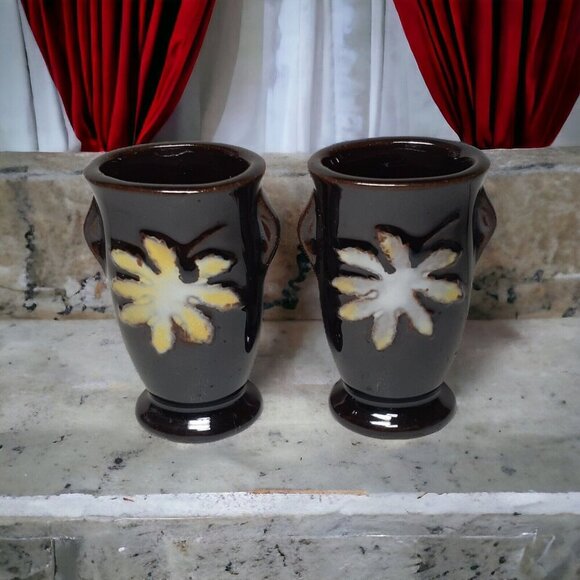 Collectible Occupied Japan Signed Salesman Sample Ceramic Vases 1940s-1950s2.7